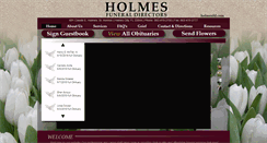 Desktop Screenshot of holmesfd.com