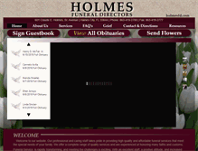 Tablet Screenshot of holmesfd.com